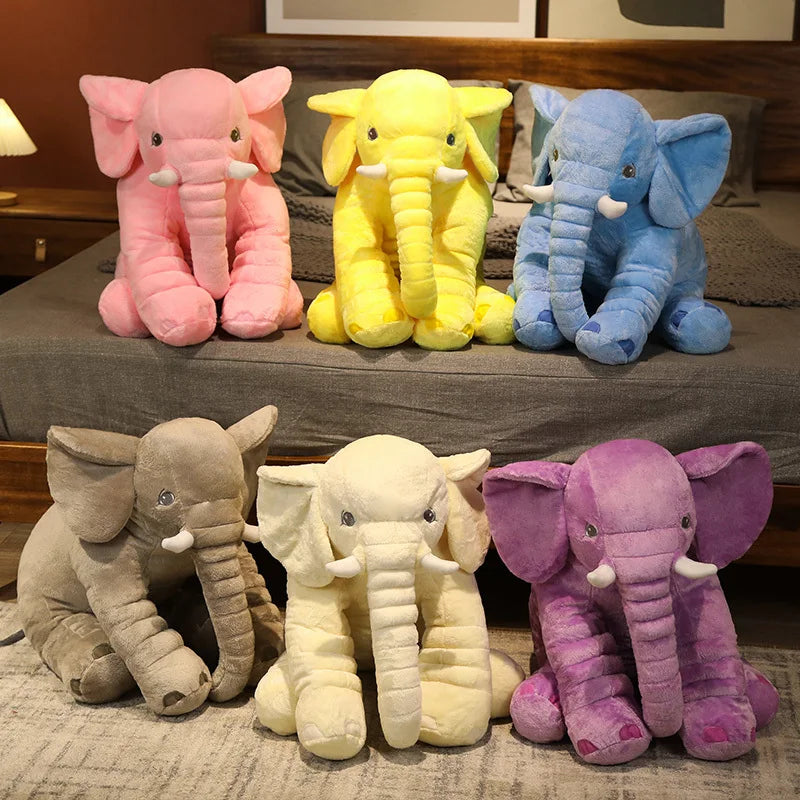 Baby Elephant Plush Pillow Toy - Large Stuffed Animal