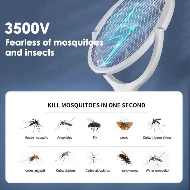 "5-in-1 Electric Mosquito Swatter"