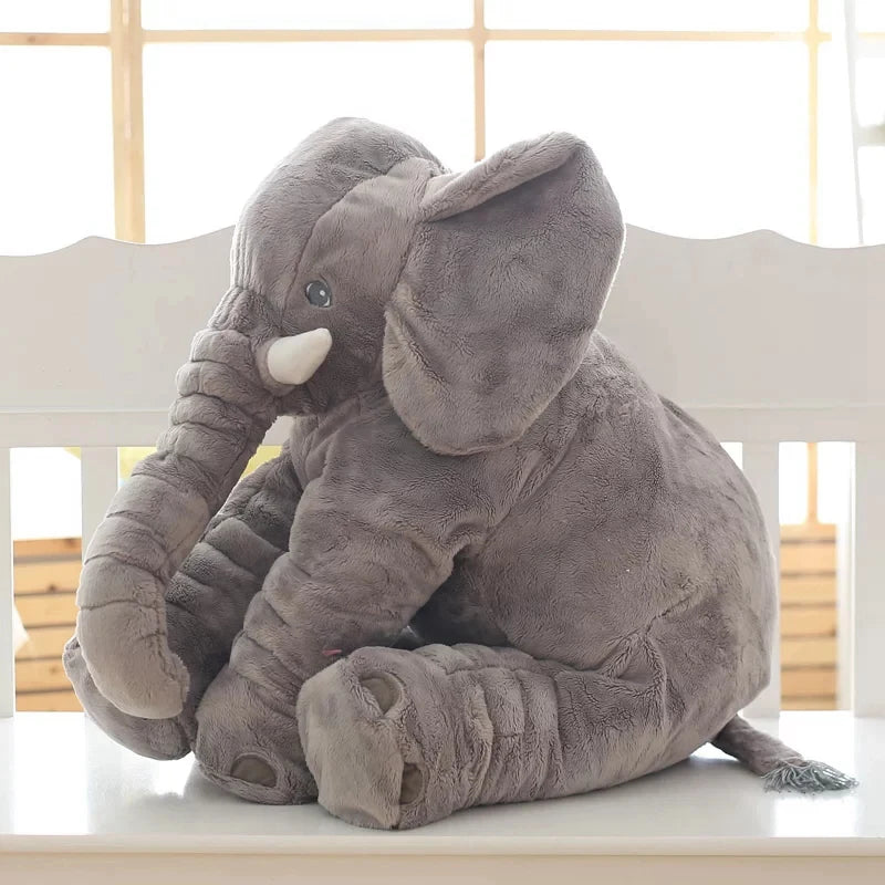 Baby Elephant Plush Pillow Toy - Large Stuffed Animal