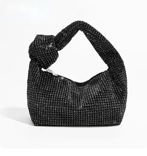Rhinestones Crystal Knot Evening Purse & Tote