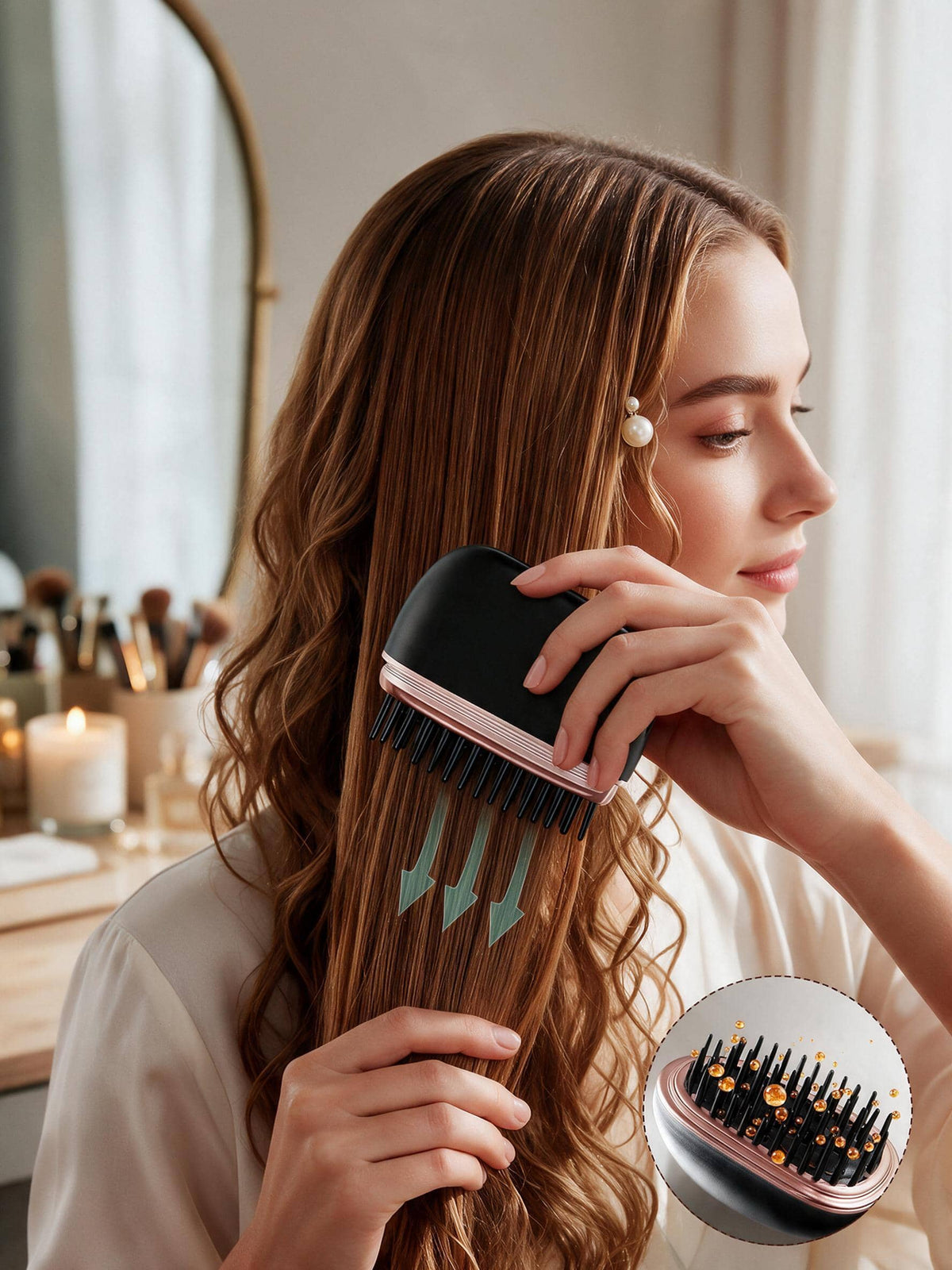 Mini Hair Straightening Comb