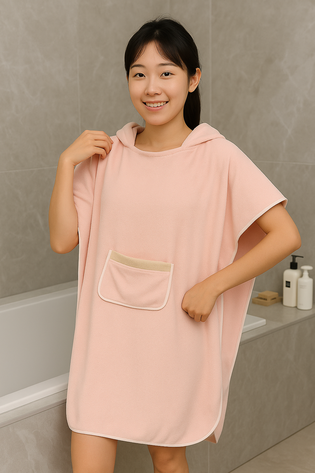 Cozy Bathrobe with Hood