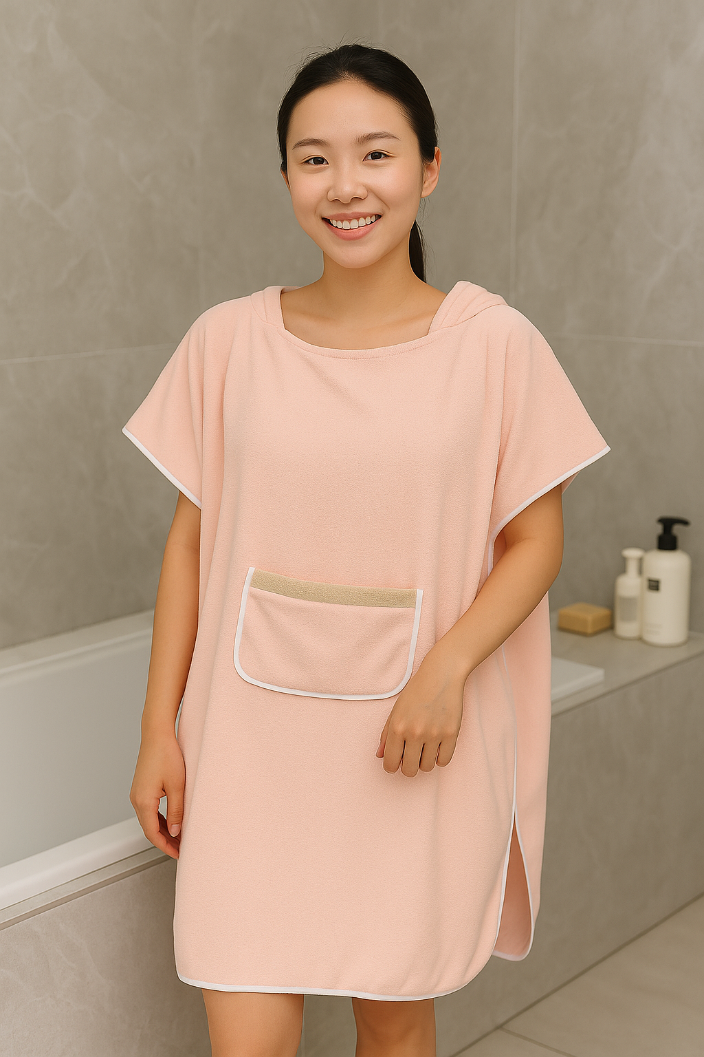 Cozy Bathrobe with Hood