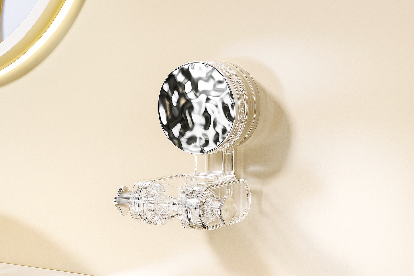 Flexible Suction Shower Support - Quick Setup for Bathrooms & Fitness Centers