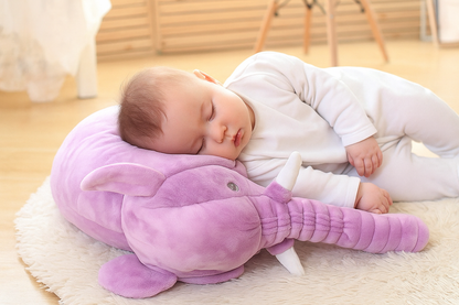 Baby Elephant Plush Pillow Toy - Large Stuffed Animal
