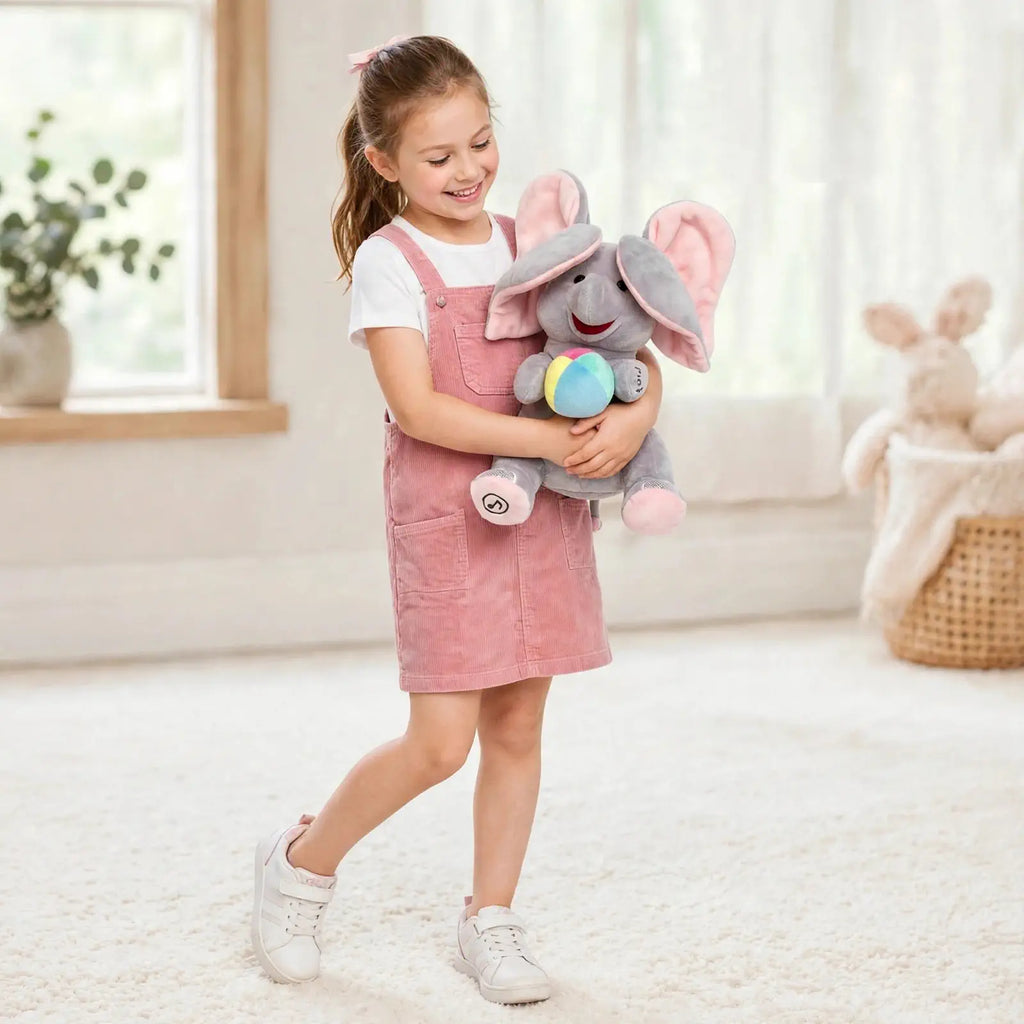 Peek-A-Boo Plush Elephant