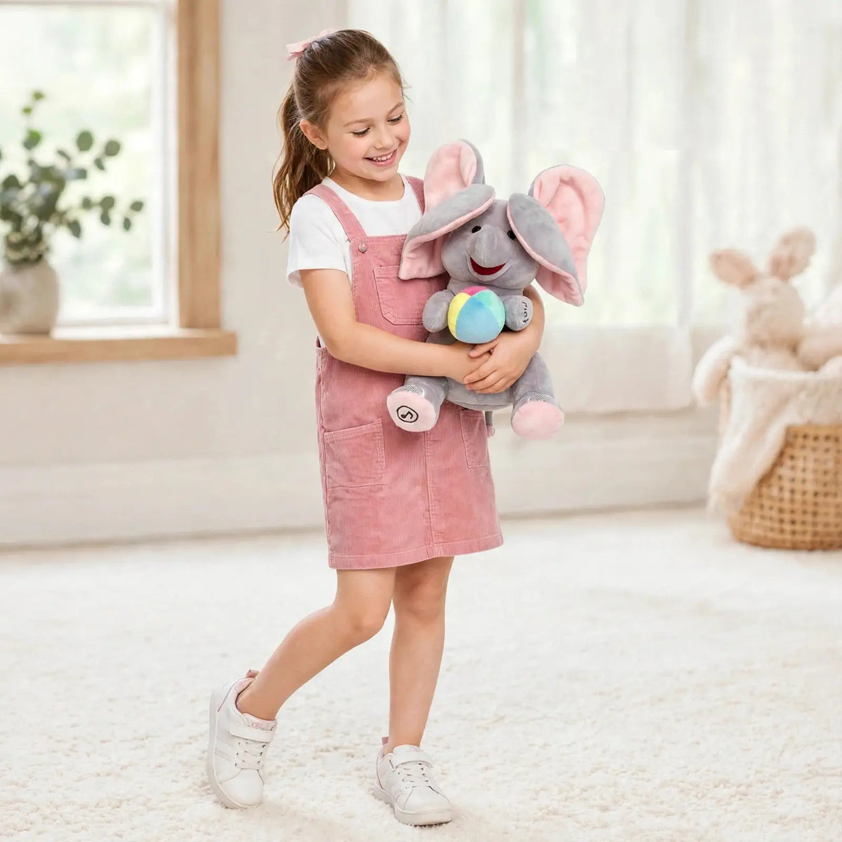 Peek-A-Boo Plush Elephant