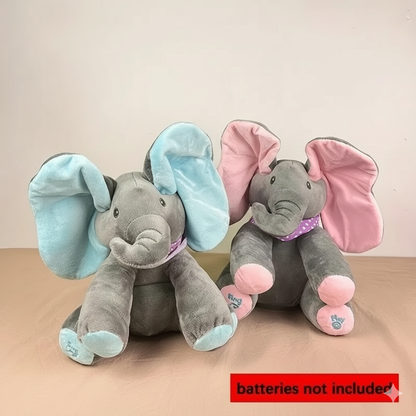 Moving Ears Singing Elephant Plush for Kids