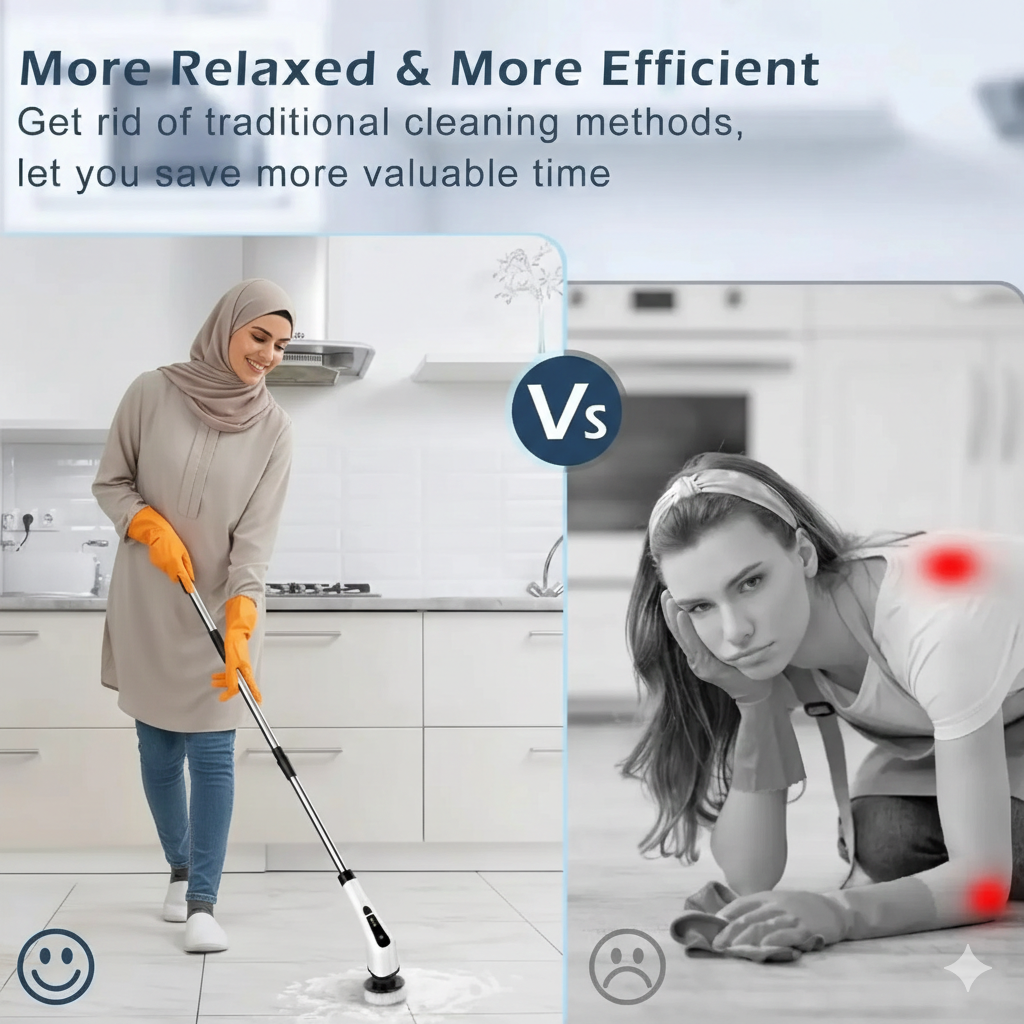 Electric Cleaning Scrubber