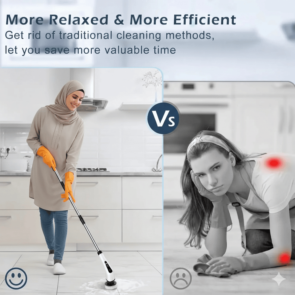 Electric Cleaning Scrubber