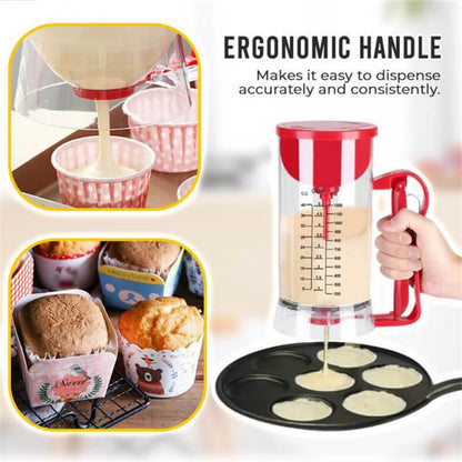 Cupcake & Pancake Batter Mixer & Dispenser Baking Tool