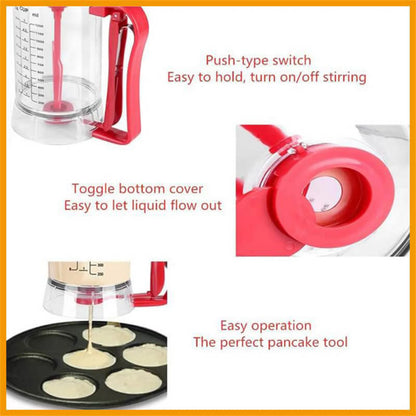 Cupcake & Pancake Batter Mixer & Dispenser Baking Tool