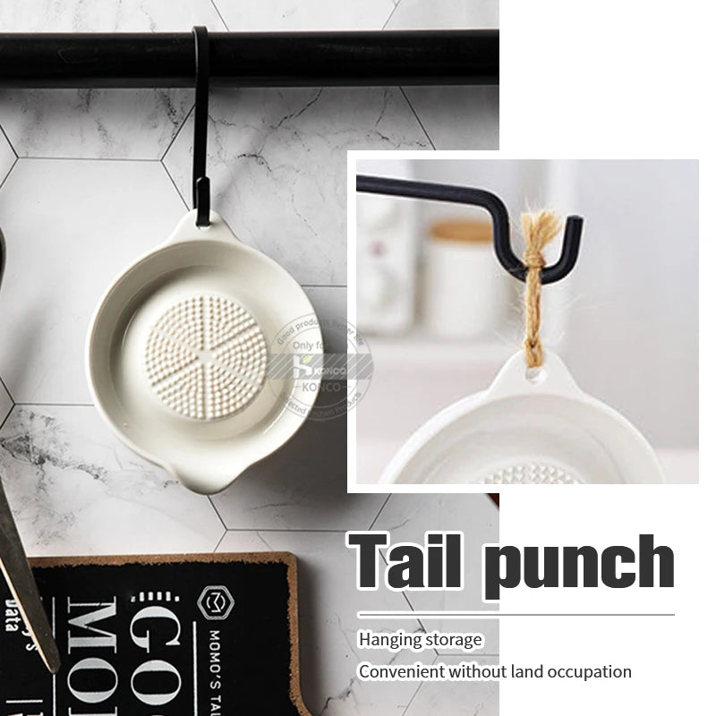 Japanese Ceramic Ginger Garlic Masher - Kitchen Grinder for Household