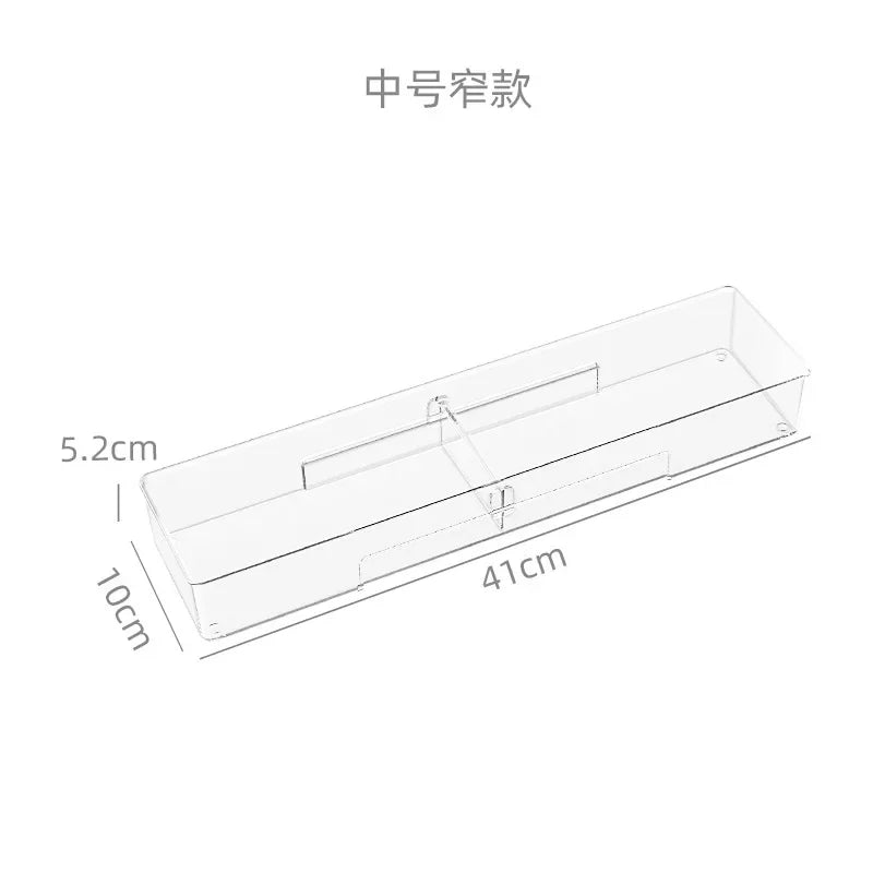 Divided Storage Rack - Drawer Organizer & Mobile Divider for Kitchen or Office