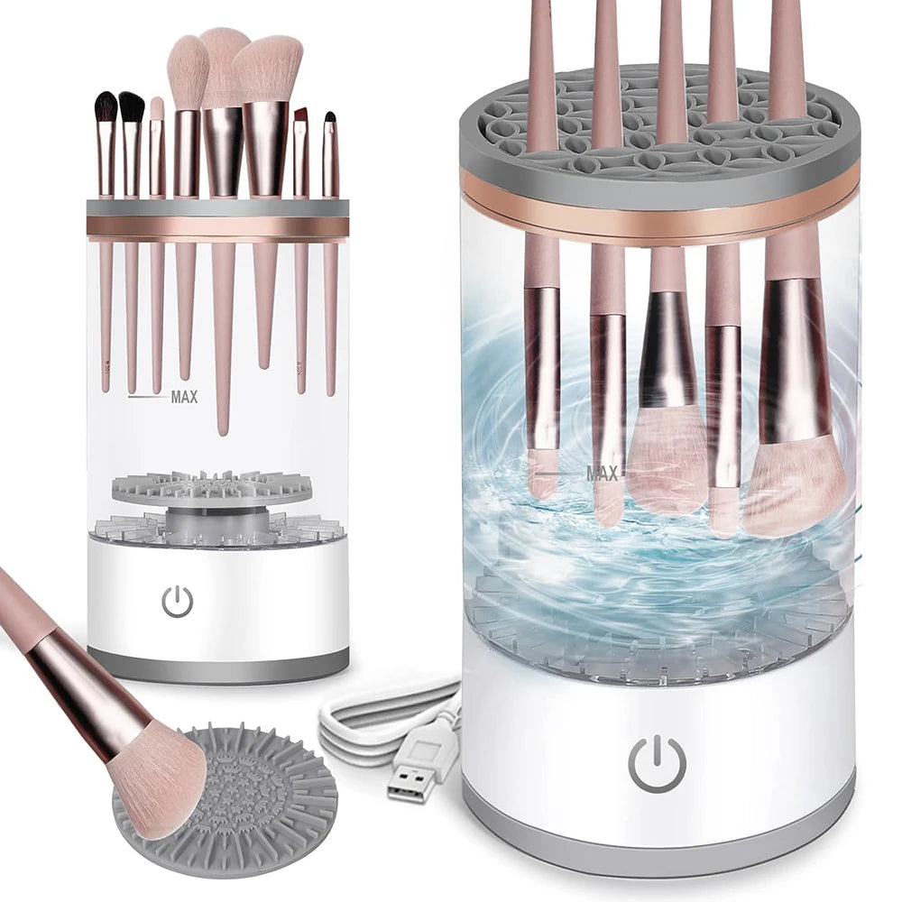 Automatic Rotating Makeup Brush Cleaner - Brush Washing Machine
