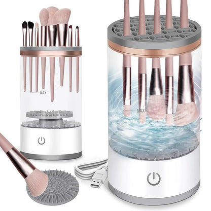 Automatic Rotating Makeup Brush Cleaner - Brush Washing Machine