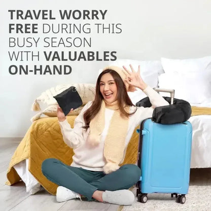 U-Shape Neck Cushion Pillowcase - Storage Bag