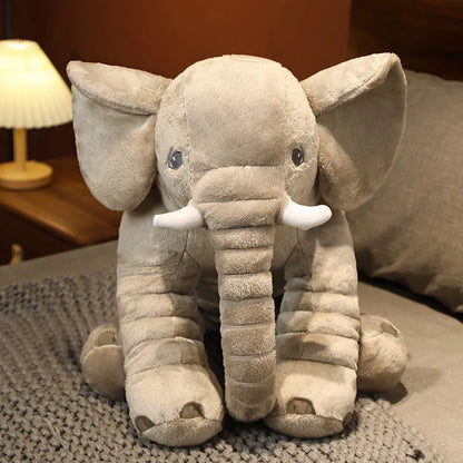 Baby Elephant Plush Pillow Toy - Large Stuffed Animal