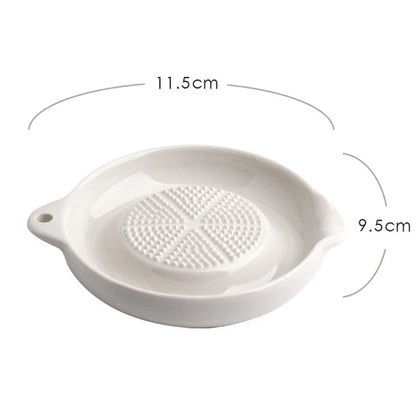 Japanese Ceramic Ginger Garlic Masher - Kitchen Grinder for Household