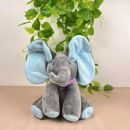 Moving Ears Singing Elephant Plush for Kids