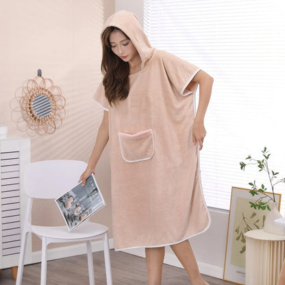 Cozy Bathrobe with Hood