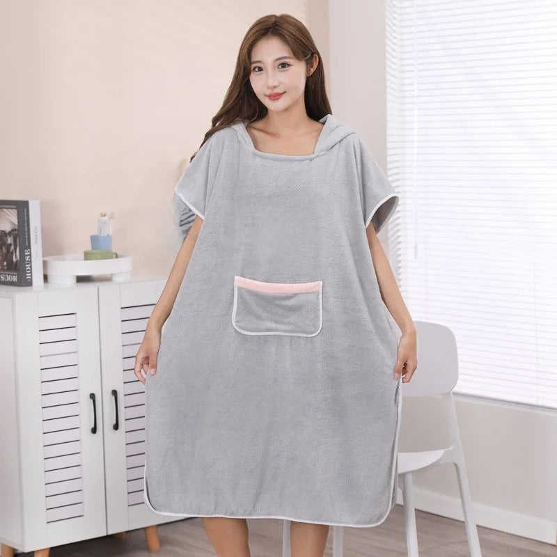 Cozy Bathrobe with Hood