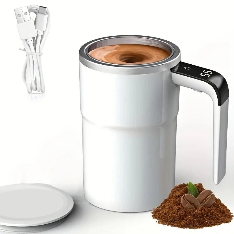 Stainless Steel Automatic Stirring Cup - قهوة محمولة