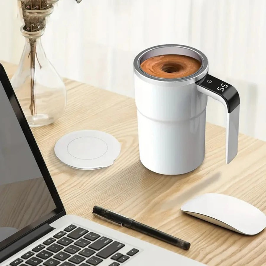 Stainless Steel Automatic Stirring Cup - قهوة محمولة