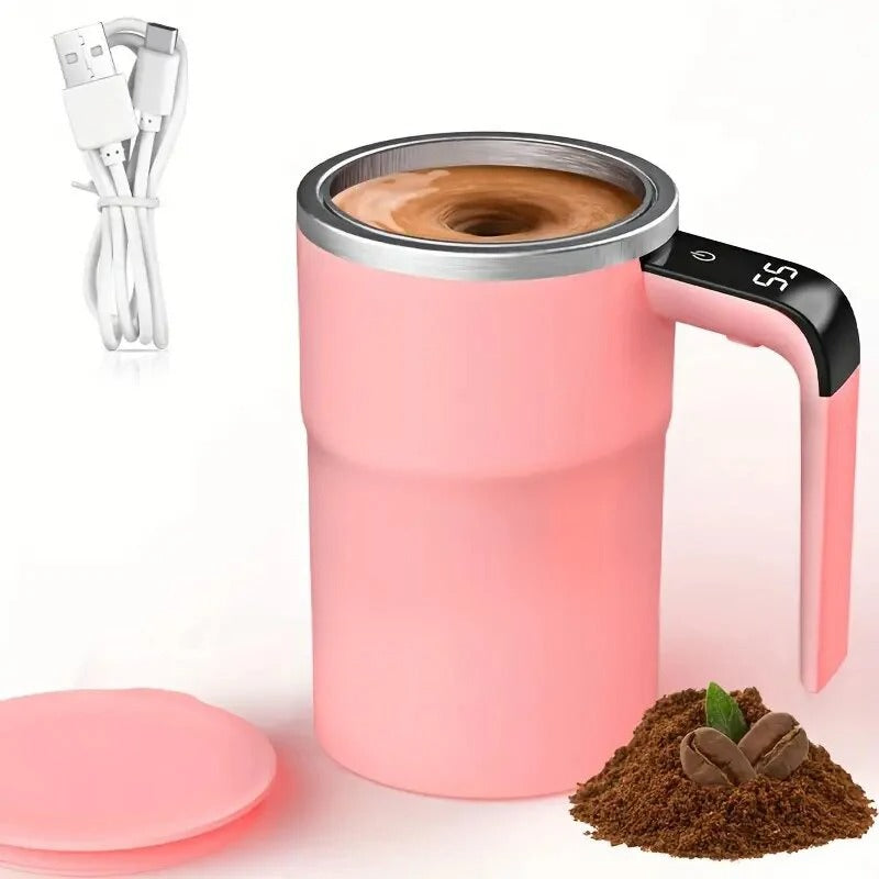 Stainless Steel Automatic Stirring Cup - قهوة محمولة